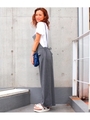 【anap mimpi】ポンチワイドパンツサロペット/GRY