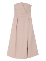 LADYランダムタックベアガウチョドレス【佐田真由美さん着用！mook本掲載アイテム】/ベージュ