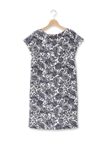 ペイズリーフラワーワンピース/ネイビー(193)