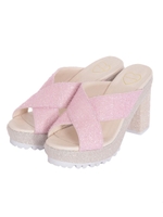 kirakiraクロスサンダル/アイボリー