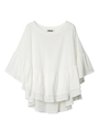 RUFFLE TOP/ブルー