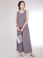 カットマキシパンツセットアップ/モカ