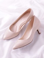 スマートフィット8cmパテントパンプス/ブラック