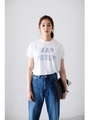 【AZUL by moussy】NAP QUEEN半袖T/O/WHT