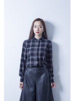 【AZUL by moussy】C/Rツイルチェックシャツ/柄BLD