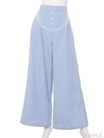 PRETTY THINGS WIDE PANTS/BLACK