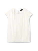 [L]タックフレンチカットソー/ブルー系(094)