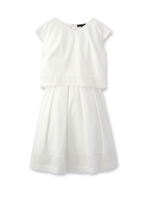 シルキーコットンワンピース/ホワイト(001)