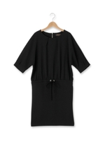 ジョーゼットドルマンワンピース/ダークブラウン(043)