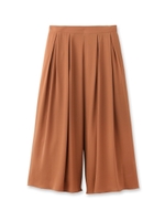 タックプリーツジョーゼットパンツ/キャメル(041)