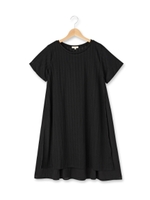 ハイスリットリブワンピース/ダークオレンジ(068)