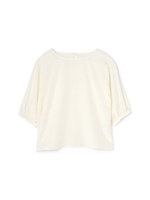 フロールストレッチデシンブラウス/ホワイト(031)