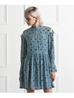 TOP SHOP UNIQUE Moth柄プリントワンピース/ベビーピンク(171)