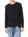 【AZUL by moussy】TC天竺クルーネック長袖T/WHT