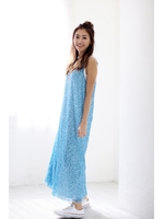 【AZUL by moussy】ネイティブSETワンピース/柄BLK