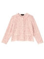 [L]フリンジニットカーディガン/ピンク系(471)