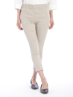 【OUTLET】バロック柄ジャガードレギパン/ベージュ