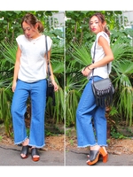 【chille anap】クロスデザイントップス/NVY