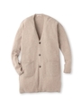 ブラウンカシミアロングカーデ/サンドベージュ(053)