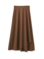ロングラップスカート/ベージュ(052)
