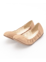 収納袋付きバレエシューズ/ライトベージュ(051)