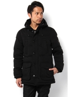 【8/15までWEB限定セール】【AZUL by moussy】TCポンチ中綿コート/BLK