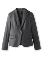 [L]テーラードウールジャケット/チャコールグレー(014)