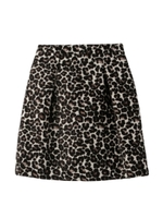 [S]アニマルジャカードスカート/ホワイト系(402)