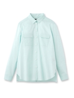 ダブルポケットカシュクールシャツ/ライトグリーン(021)