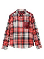 PLAID STAR SHIRT/レッド