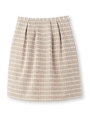 グラフィカルタックスカート/キャメル(141)