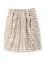 グラフィカルタックスカート/キャメル(141)