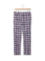 ミクロビエントペンチェックパンツ/ピンク(872)