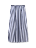 スリットギャザースカート/ブルー系(094)