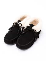 FRINGE SLIPPER BOOTIE/フリンジスリッパーブーティー BLACK/BLACK