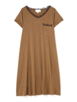 NECK LACE ONEPIECE/ブラウン(050)