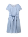 ソルべダンガリーワンピース/ブルー(092)