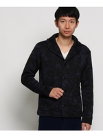 ボーラーカモフラフリースカーディガン/ブルー系(194)