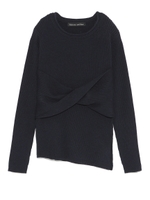 [Balcony and Bed]リブ地ねじりプルオーバー/MOC