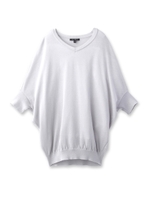 [L]ドルマンニットプルオーバー/ライトグレー(011)