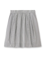 ベルメモリーストライプスカート/ブラック(319)