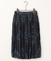 ミモレ丈プリーツスカート(無地/柄)