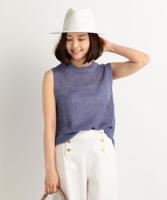 クルーネックニットベスト