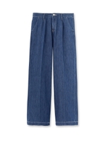 ワイドコットンデニムパンツ/ブルー(092)