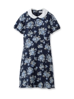 クラシカルフラワーワンピース/ネイビー(193)