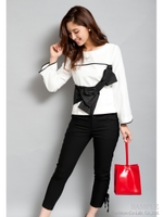 サイドレースアップパンツ/カーキ