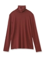タートルネックカットソー/ボルドー(064)