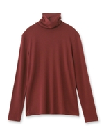 タートルネックカットソー/ボルドー(064)