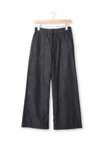 ワイドバギーパンツ/ブルー系(094)