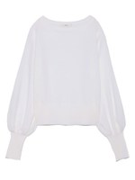 【emmi atelier】バルーンアームプルオーバー/BEG